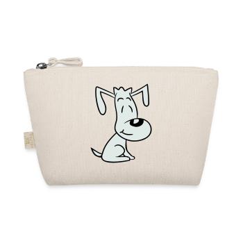 chien assis mignon petit chiot heureux animal de compagnie - Trousse biologique - nature - Devant