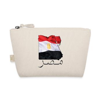Egypt Flag in Egypt Map EC - Organic Pouch - nature - Front