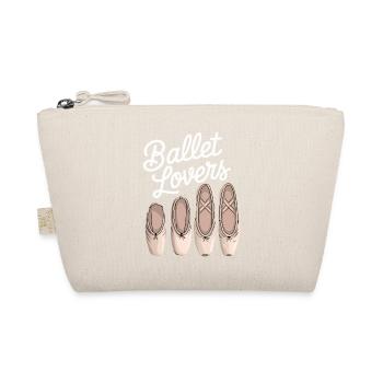 Ballet Lovers Five Slippers - Organic Pouch - nature - Front