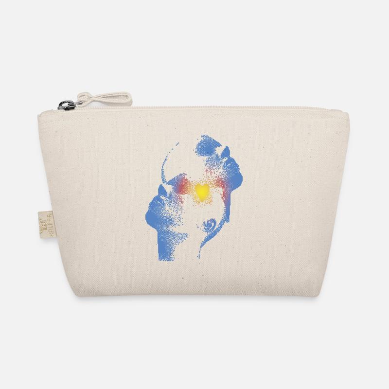 Heart and Head T-Shirt Organic Pouch