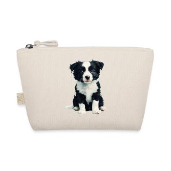 Border Collie Baby - Organic Pouch - nature - Front