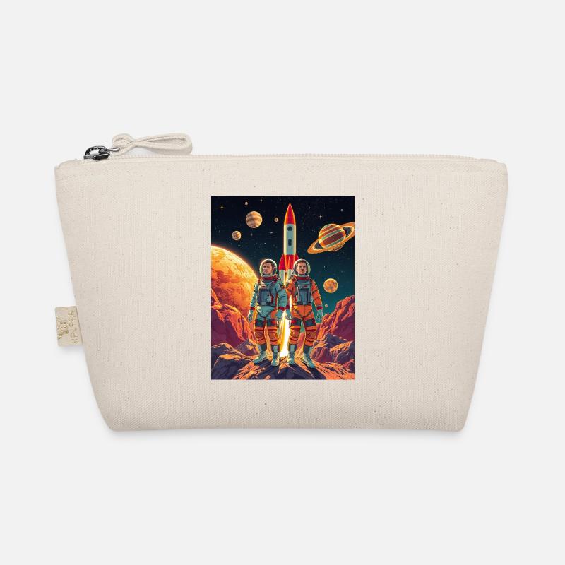 Astronauts on an alien planet Organic Pouch