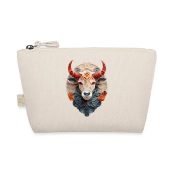 Sternzeichen Stier - Bio-Täschchen - Natur - Vorne