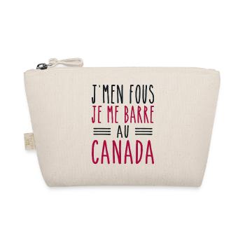 J'men fous je me barre au canada - Trousse biologique - nature - Devant