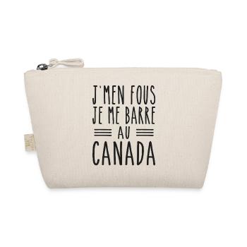 J'men fous je me barre au canada - Trousse biologique - nature - Devant