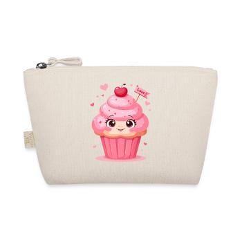 Valentine's Day Muffin Love - Organic Pouch - nature - Front