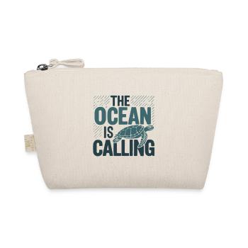 The Ocean Is Calling | Meeresliebhaber - Bio-Täschchen - Natur - Vorne