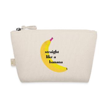 straight like a banana' humor und witz mit frucht - Bio-Täschchen - Natur - Vorne