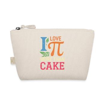 I Love Pi More Than Cake - Organic Pouch - nature - Front