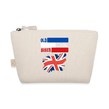 OLD SCHOOL BIKER UK - Organic Pouch - nature - Front