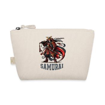 samurai comic - Bio-Täschchen - Natur - Vorne