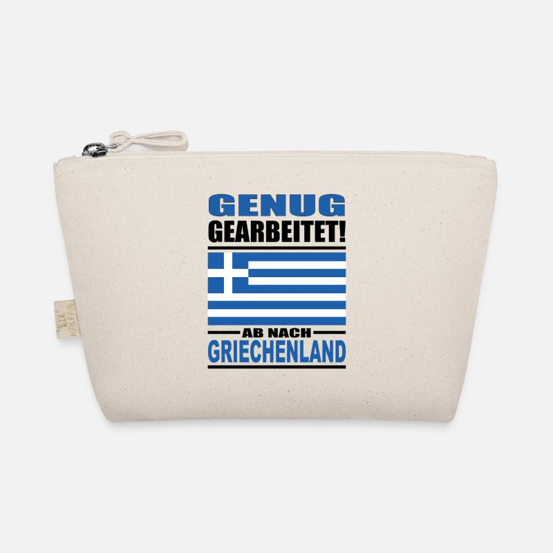 Genug Gearbeitet ab nach Griechenland Bio-Täschchen