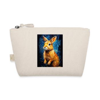 Rabbit in digital art - Organic Pouch - nature - Front