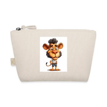 A lion in clothes - Organic Pouch - nature - Front