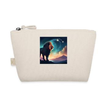 Leo Zodiac Horoscope Gift Idea - Organic Pouch - nature - Front