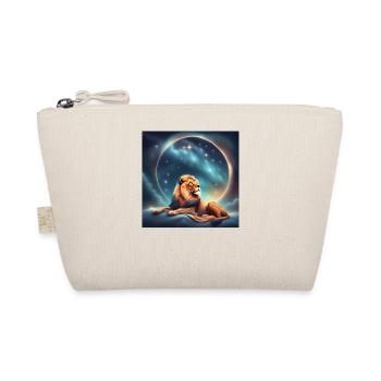 Leo Birthday Zodiac Gift - Organic Pouch - nature - Front