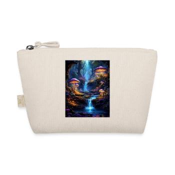 Magical Forest with Waterfall - Organic Pouch - nature - Front