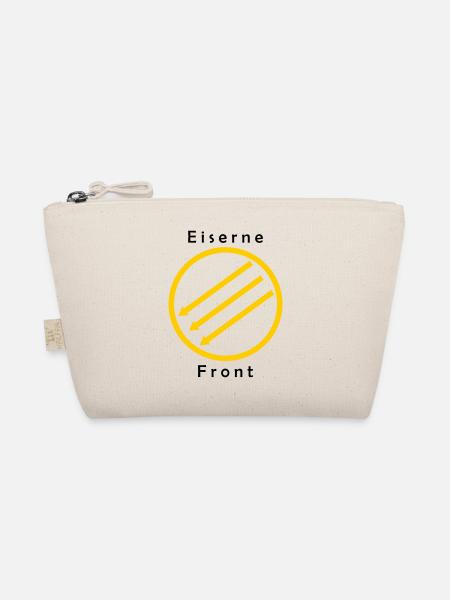 Eiserne Front - Drei Pfeile - Organic Pouch - nature - Front