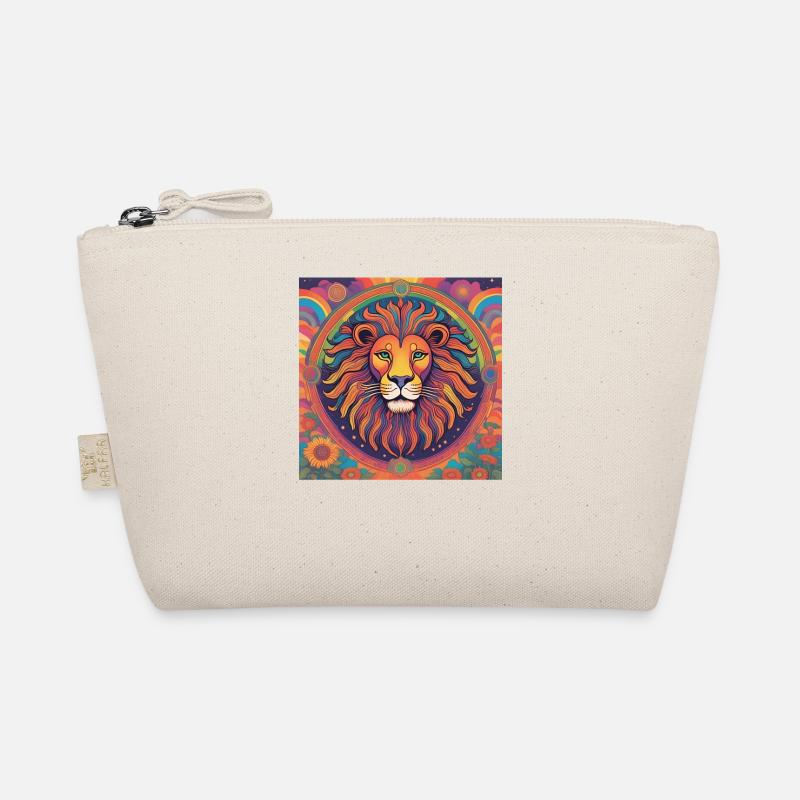 Löwe spirituell Sternzeichen Geschenk Bio-Täschchen