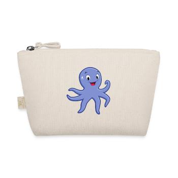 Icône sous-marine bleue de pieuvre joueuse - Trousse biologique - nature - Devant
