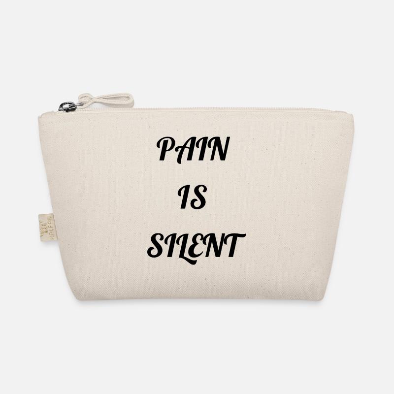 PAIN IS SILENT Lobster - Bio-Täschchen - Natur