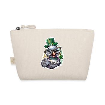 St. Patrick's Day Taube Geschenk - Bio-Täschchen - Natur - Vorne