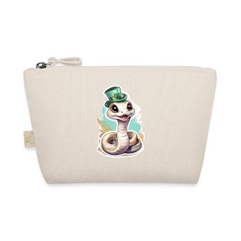 St. Patrick's Day Schlange Geschenk - Bio-Täschchen - Natur - Vorne