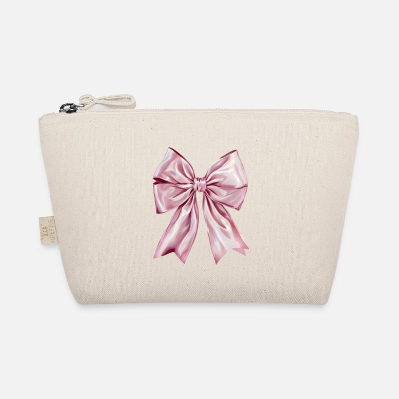 Bow Ribbon Silk Gift Organic Pouch