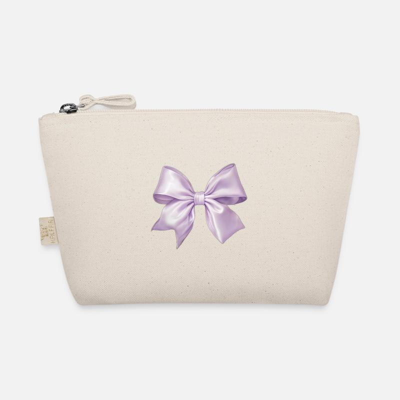 Bow Glamour Silk Gift Organic Pouch