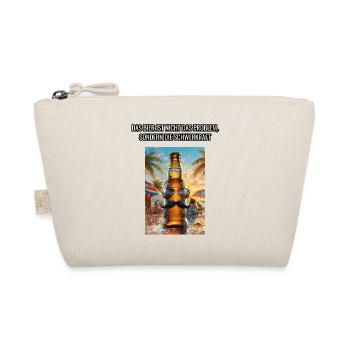 Herrentag trinken Bier Geschenk - Bio-Täschchen - Natur - Vorne
