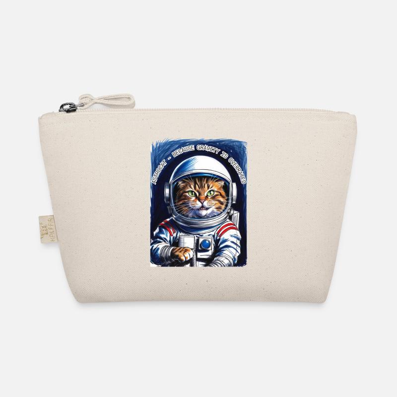 Cat Space Saying Gift Organic Pouch