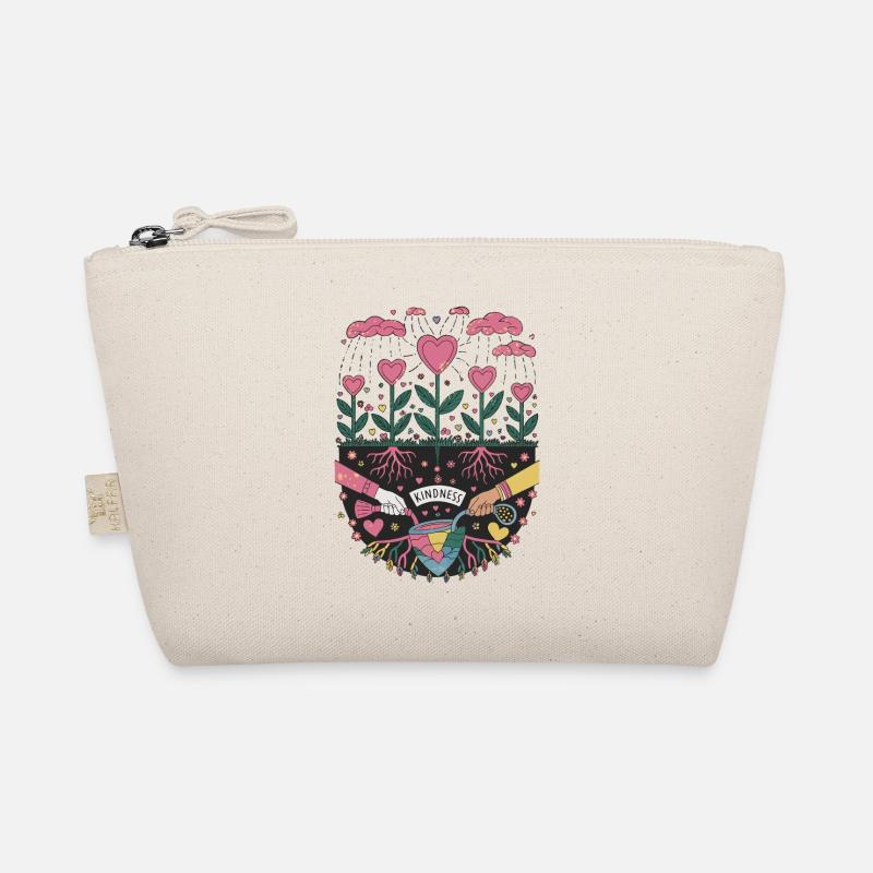 Growing Kindness - Heartfelt Compassion Garden Art Organic Pouch