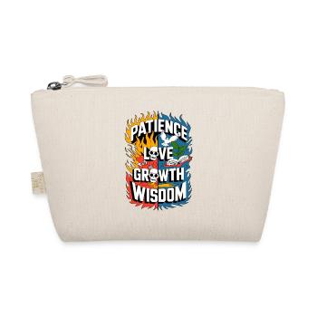 Patience, Love, Growth & Wisdom - Duality Fire - Organic Pouch - nature - Front