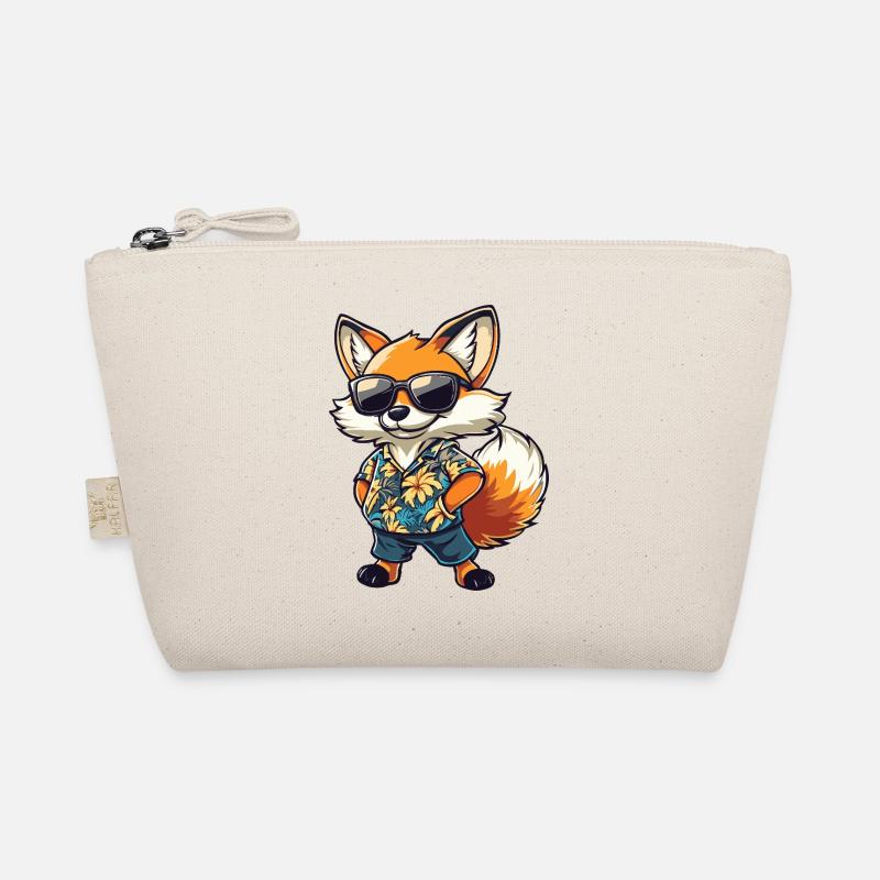 Fuchs Comic Lustig Sommer Bio-Täschchen