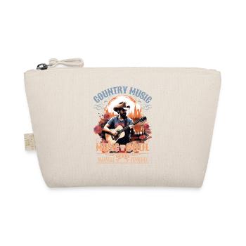 Musique country Guitare Guitariste Chanteur Vintage - Trousse biologique - nature - Devant