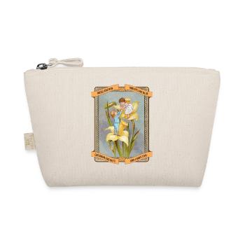 Vintage Flower Kids Chaos Love - Bio-Täschchen - Natur - Vorne
