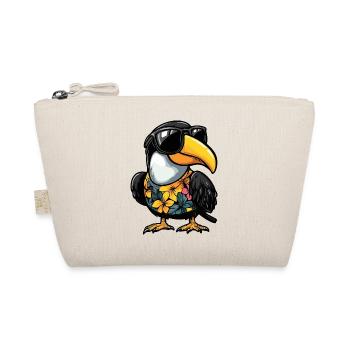 Toucan Bird Comic Funny Summer - Organic Pouch - nature - Front