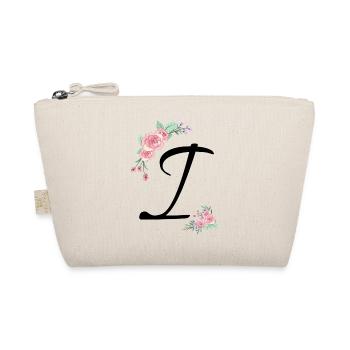 Buchstabe i Blumen - Bio-Täschchen - Natur - Vorne
