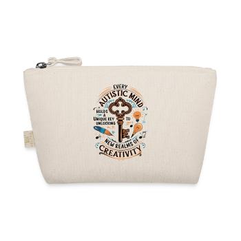 Autistic Mind - Unlocking Creativity & Innovation - Organic Pouch - nature - Front