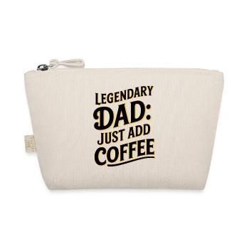Legendary Dad: Just Add Coffee - Bio-Täschchen - Natur - Vorne