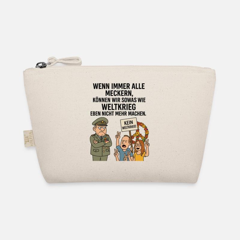 Weltkrieg? Nicht mit uns! – Satirischer Protest Bio-Täschchen