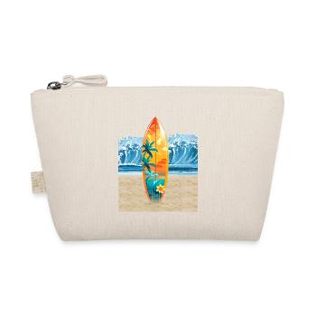 "Ride the Wave - Hawaiian Surf Vibes" - Organic Pouch - nature - Front