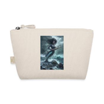 Mermaid Mythology Sea Gift - Organic Pouch - nature - Front