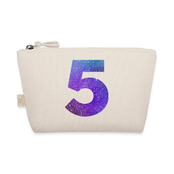 Number 5 galaxy - Organic Pouch - nature - Front
