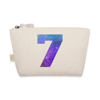 Number 7 galaxy - Organic Pouch - nature - Front