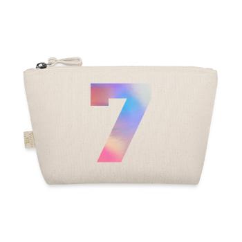 Colorful Number 7 - Organic Pouch - nature - Front
