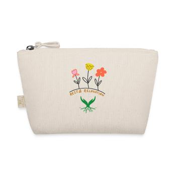 Relax Blumen Design - Bio-Täschchen - Natur - Vorne
