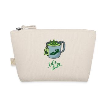 CannabisTee Design - Bio-Täschchen - Natur - Vorne