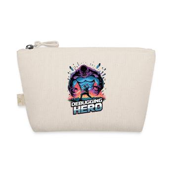 Debugging Hero – Epic Battle Against Code Monsters - Organic Pouch - nature - Front