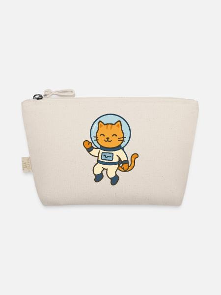 Astrokatze - Bio-Täschchen - Natur - Vorne
